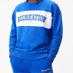 NEW NWT Outdoor Voices Recreation Blue Sweatshirt size S